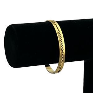 Vintage Monet Gold Tone Bangle Bracelet